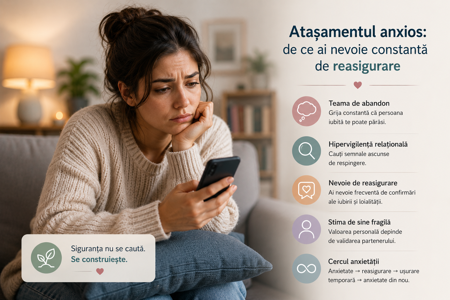 Atașamentul Anxios: De Ce Reasigurarea Devine O Necesitate și Cum Se Poate Opri Cercul Fricii