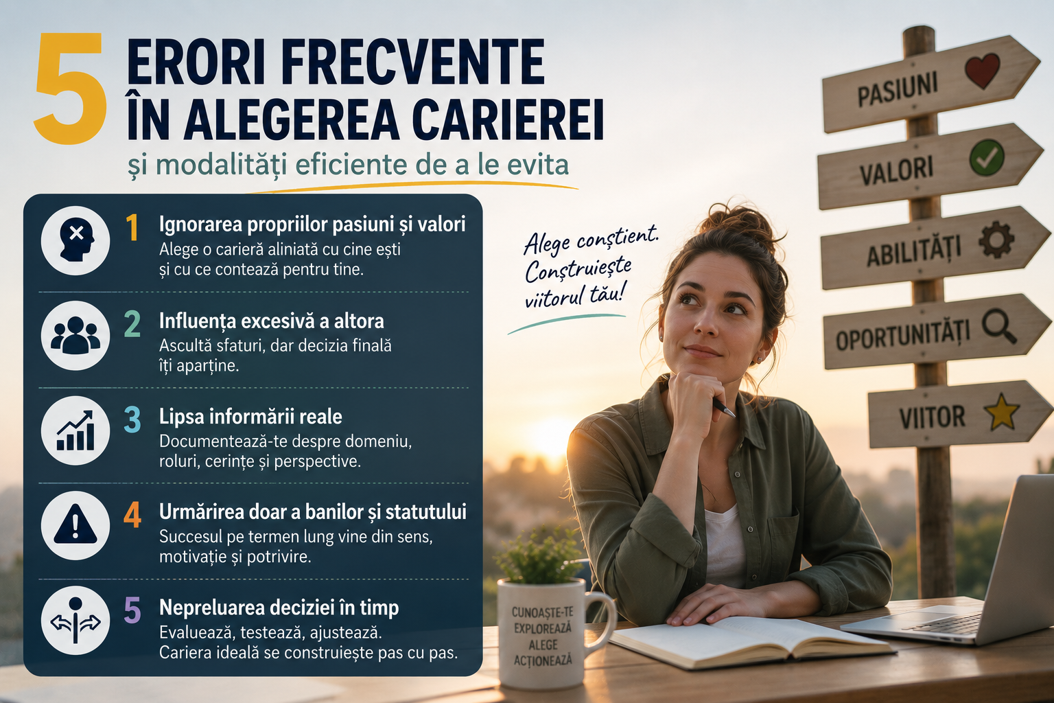 erori in alegerea carierei